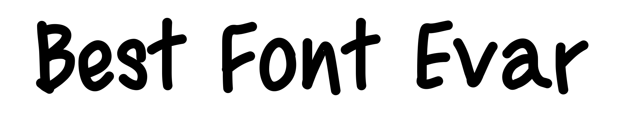 Best Font Evar