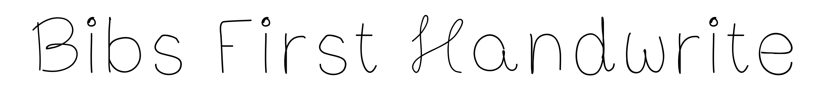 Bibs First Handwrite