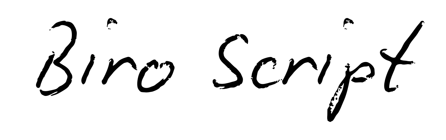 Biro Script