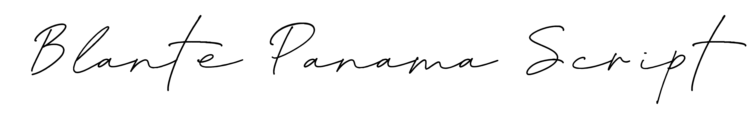 Blante Panama Script