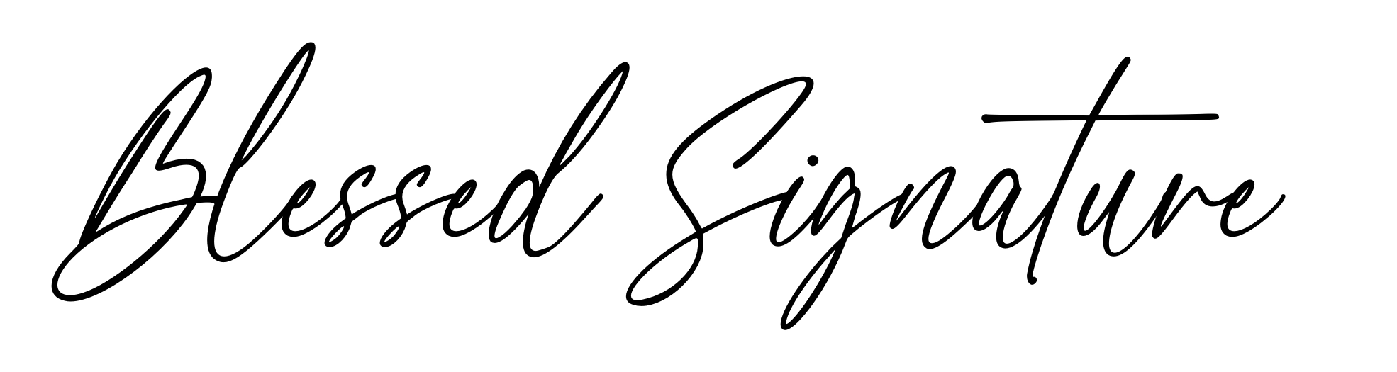 Blessed Signature
