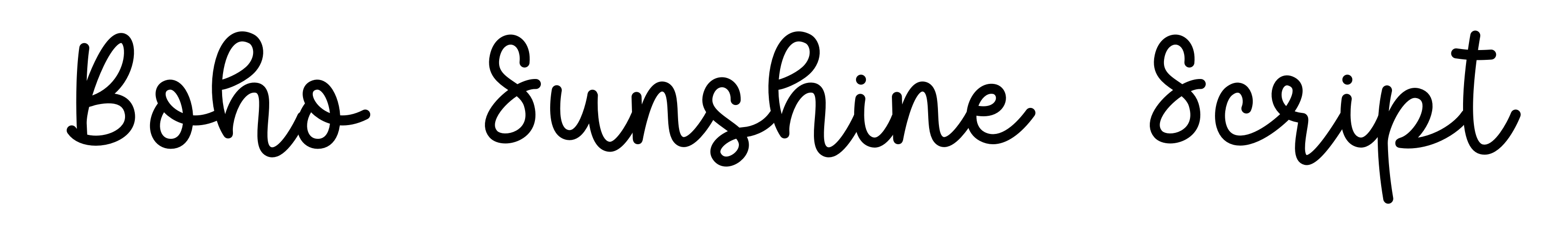 Boho Sunshine Script