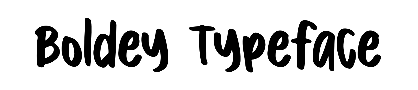 Boldey Typeface