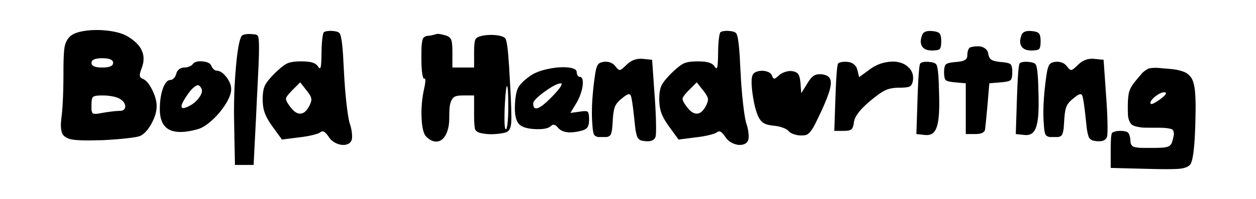 Bold Handwriting