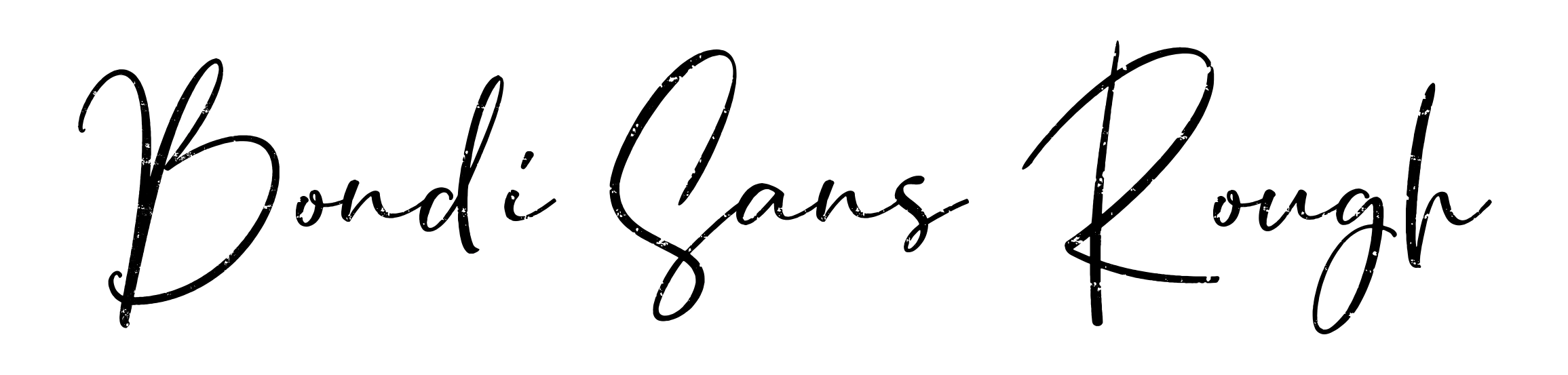 Bondi Sans Rough