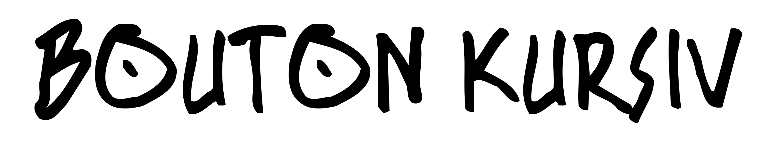 Bouton Kursiv