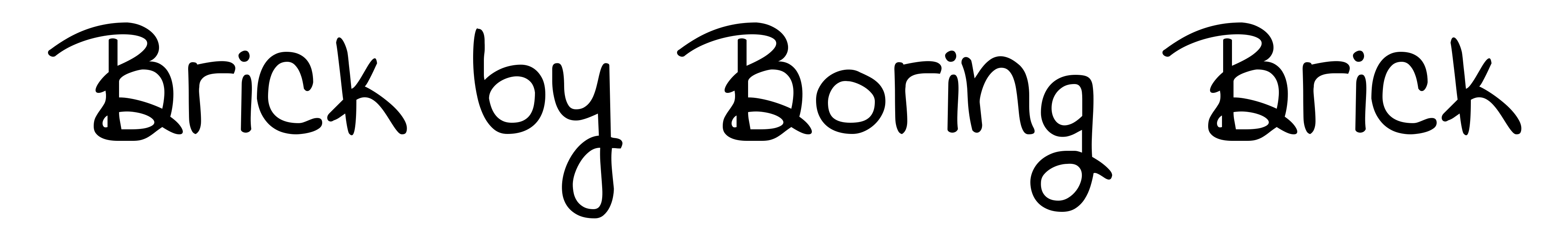 Brick by Boring Brick