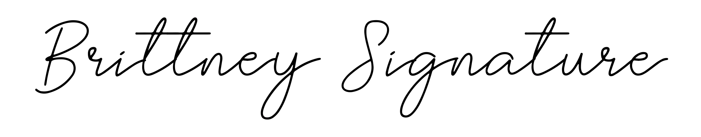 Brittney Signature