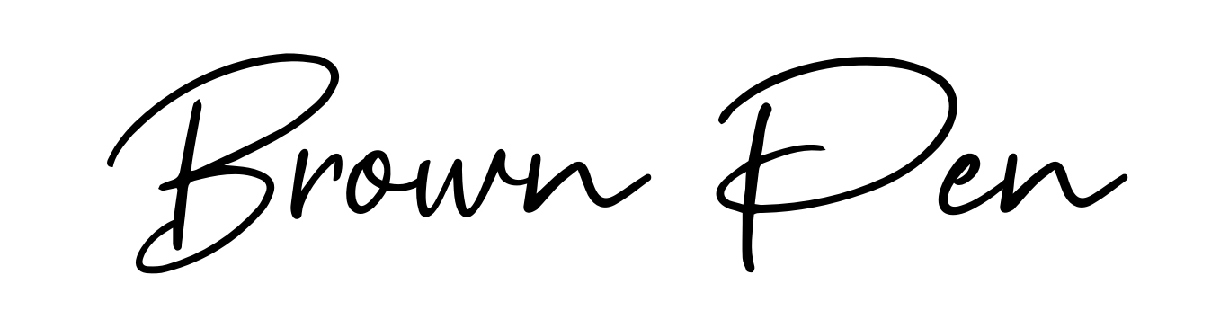 Brown Pen