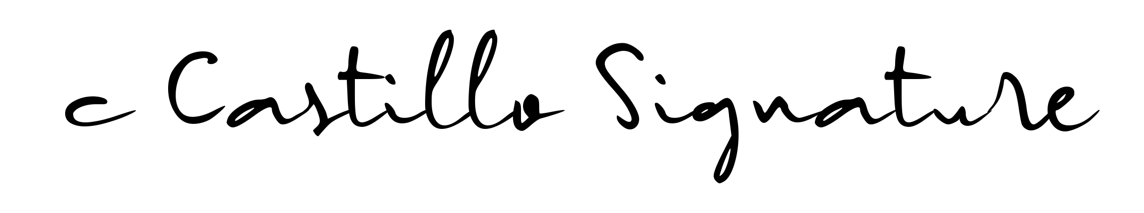 c Castillo Signature