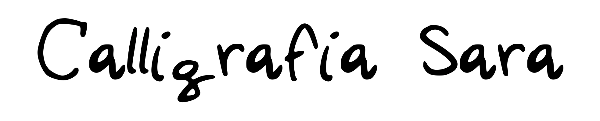 Calligrafia Sara