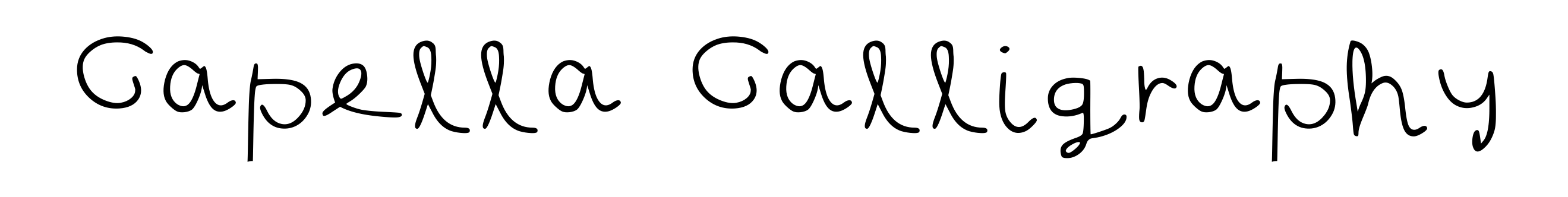 Capella Calligraphy