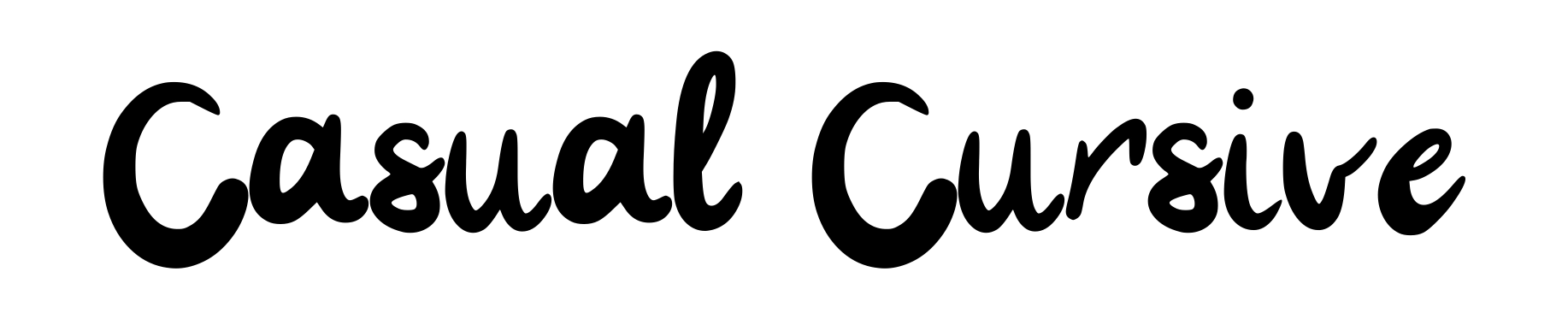 Casual Cursive