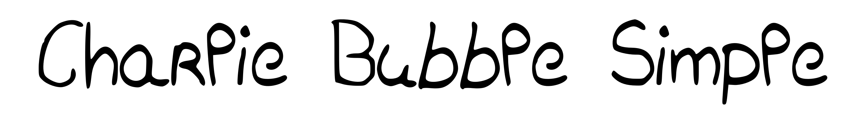 Charlie Bubble Simple