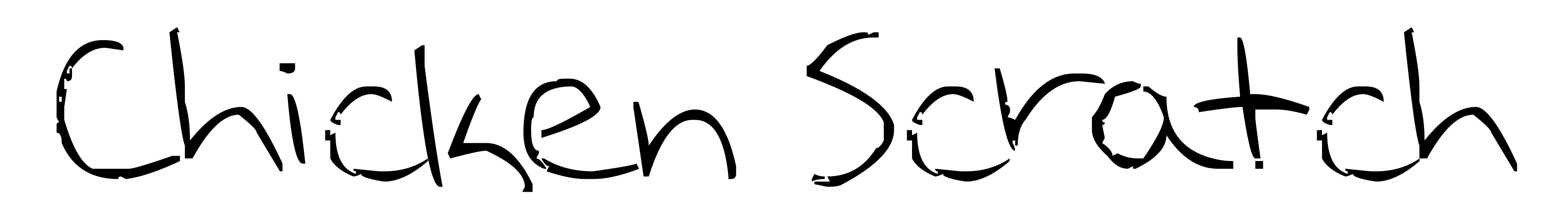 Chicken Scratch