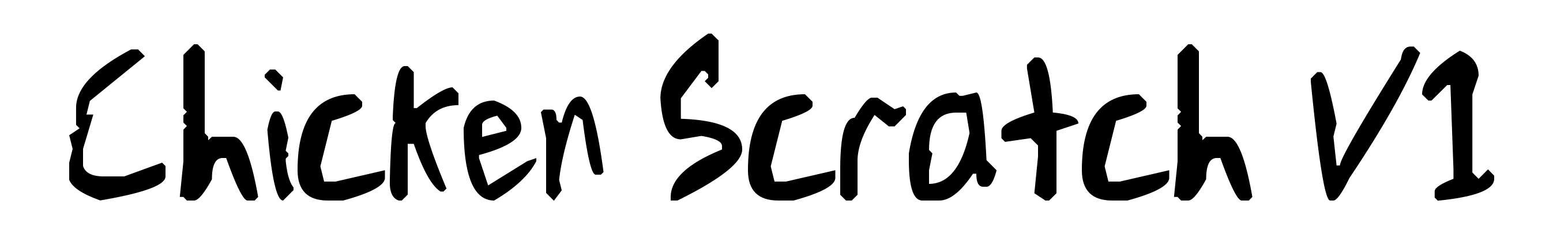 Chicken Scratch V1