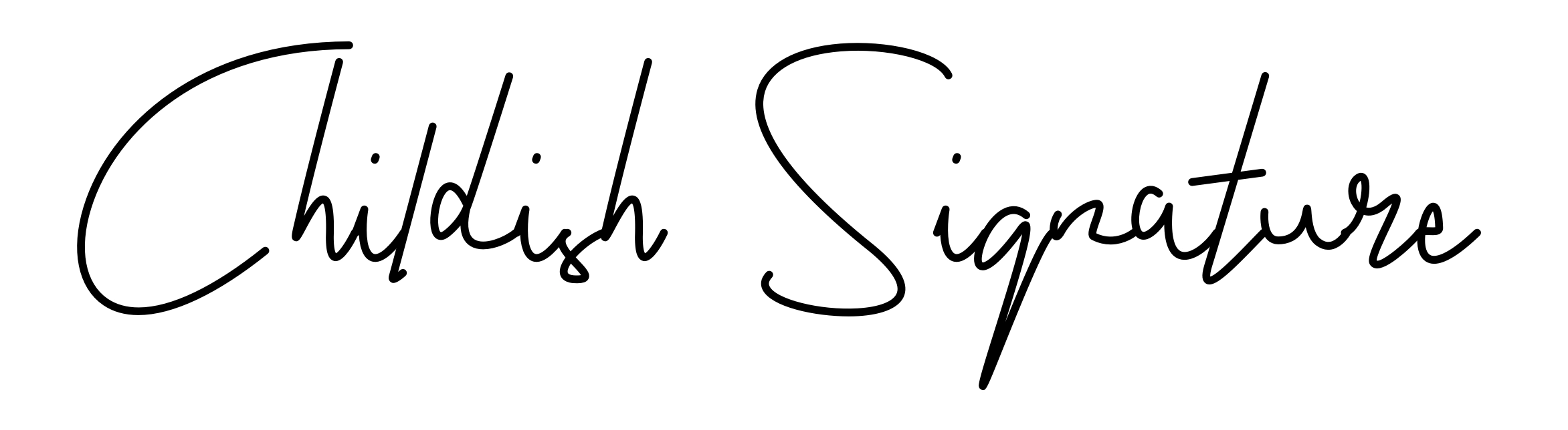 Childish Signature