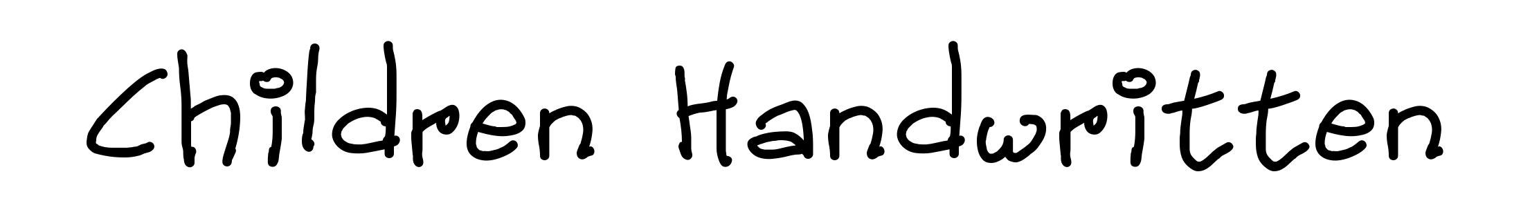 Children Handwritten