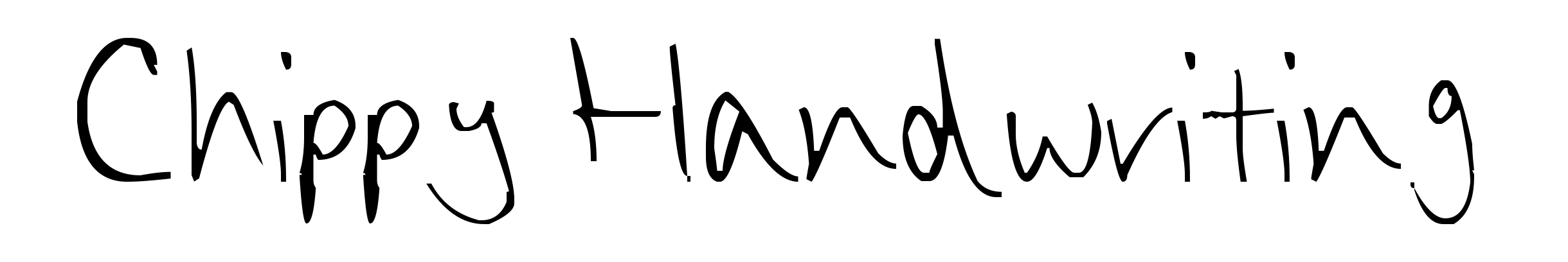 Chippy Handwriting