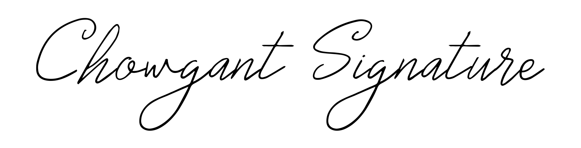 Chowgant Signature