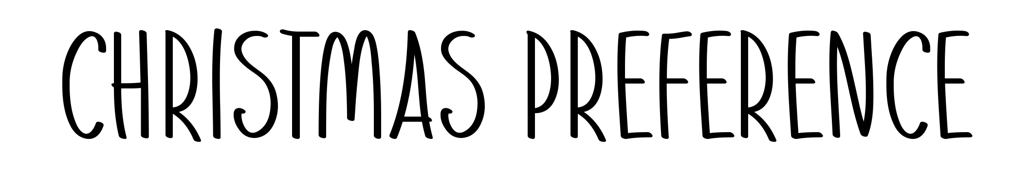 Christmas Preference
