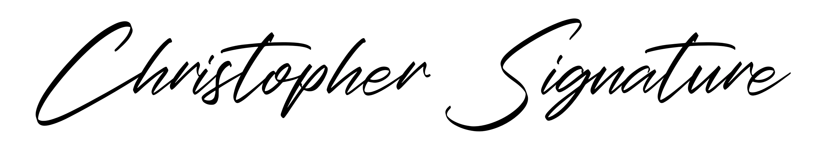 Christopher Signature