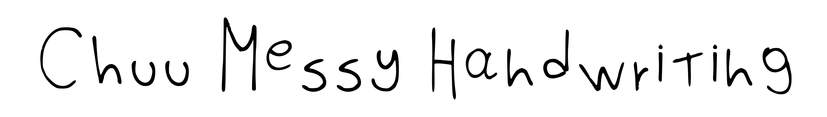 Chuu Messy Handwriting