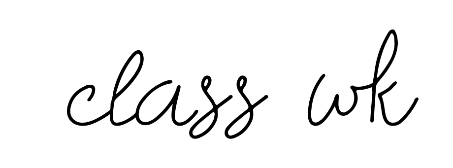 Class Wk