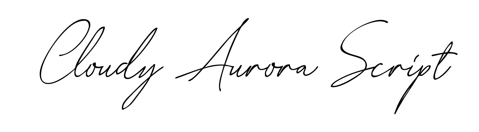 Cloudy Aurora Script