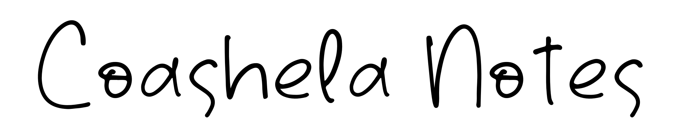 Coashela Notes