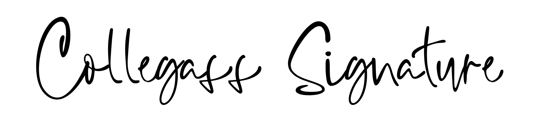 Collegass Signature