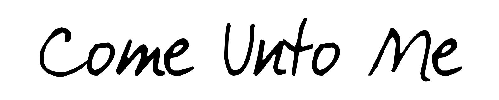 Come Unto Me