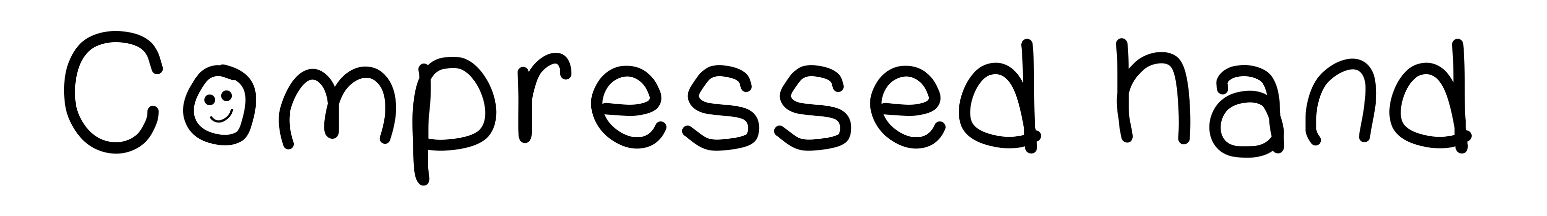 Compressed hand