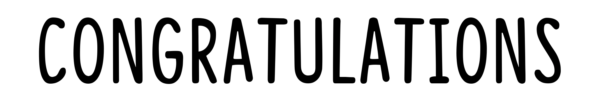 Congratulations
