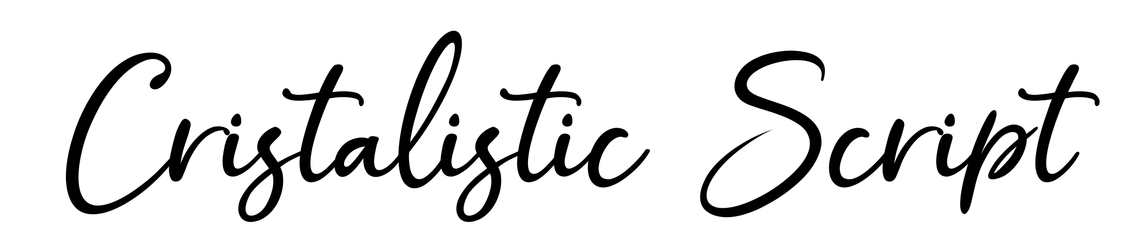 Cristalistic Script