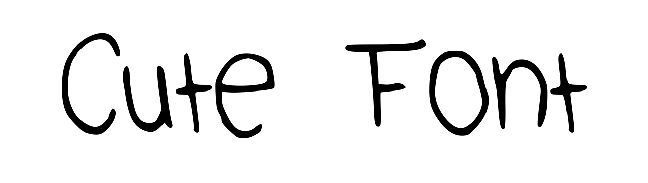 Cute Font