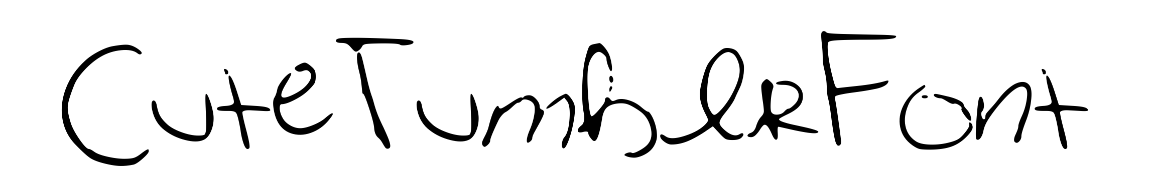 CuteTumblrFont