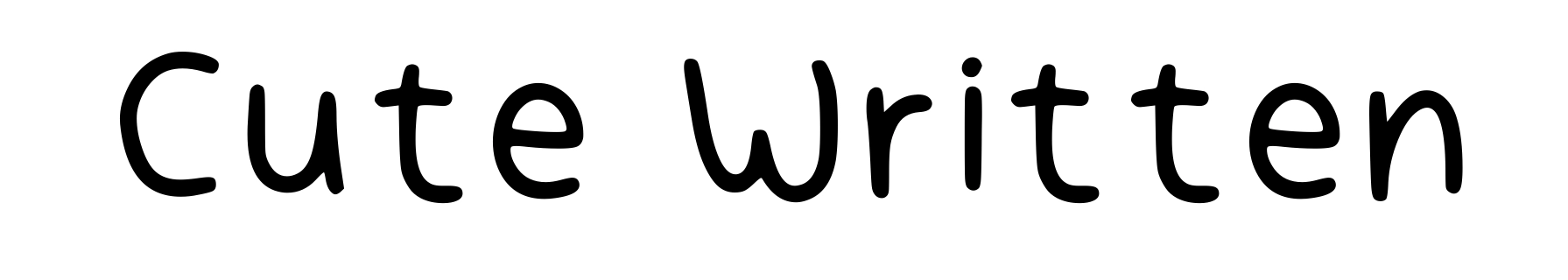 Cute Written