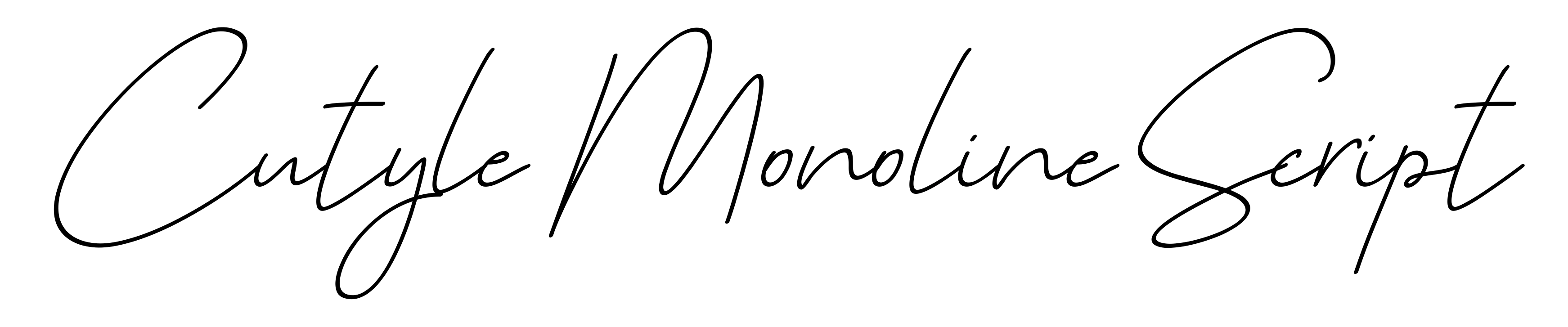 Cutyle Monoline Script