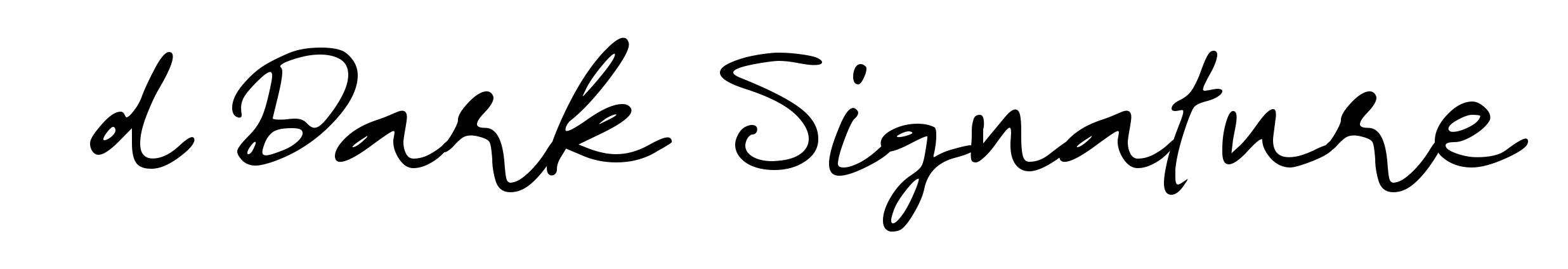 d Dark Signature