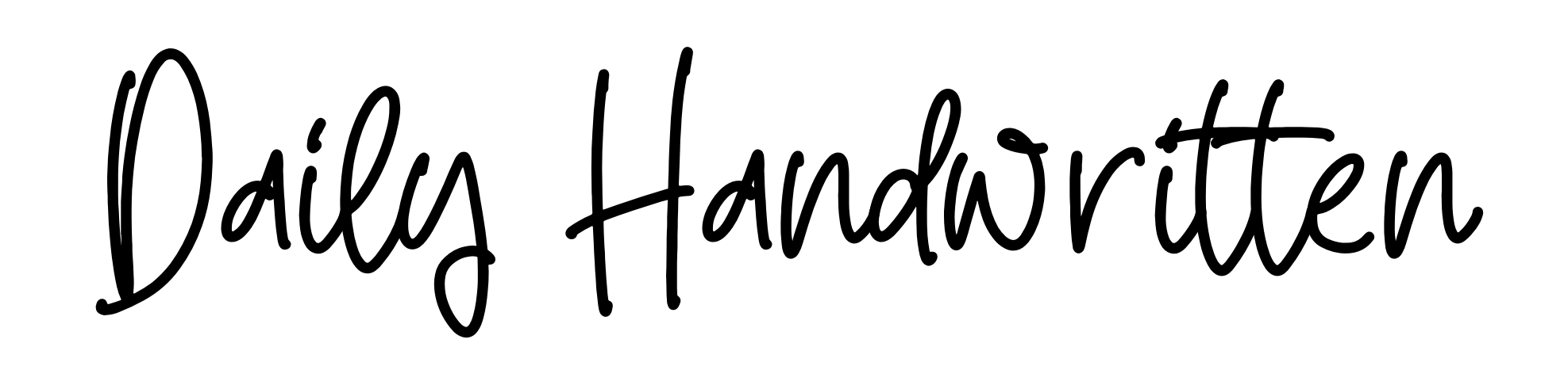 Daily Handwritten