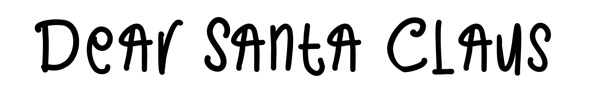 Dear Santa Claus
