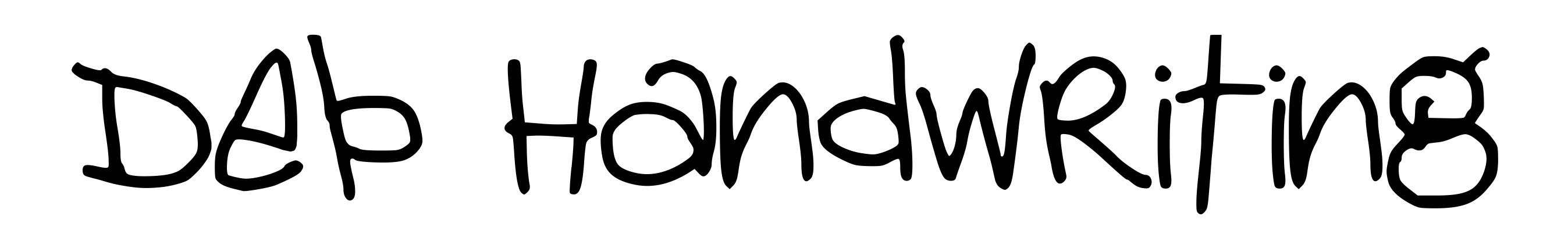 Deb Handwriting