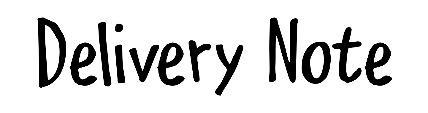 Delivery Note