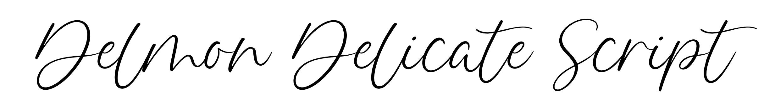 Delmon Delicate Script