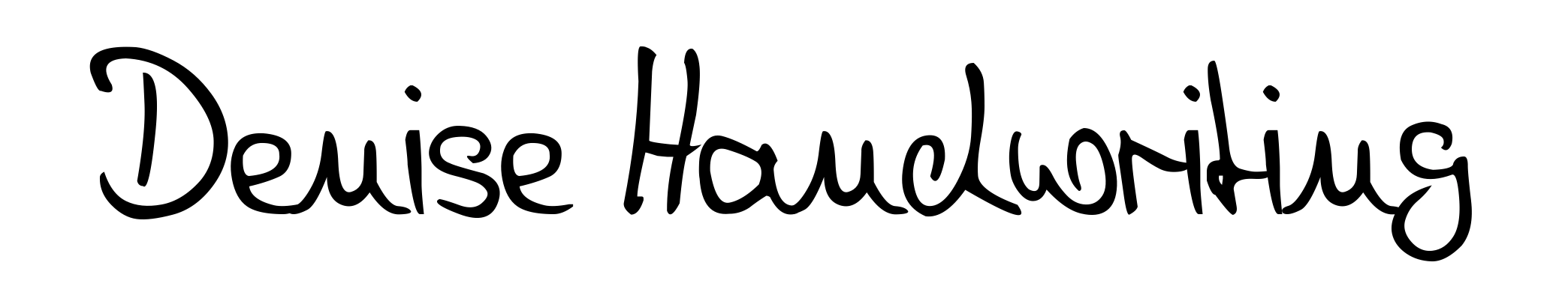 Denise Handwriting