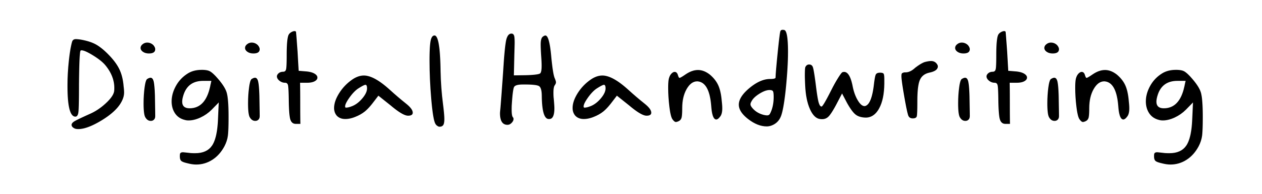 Digital Handwriting