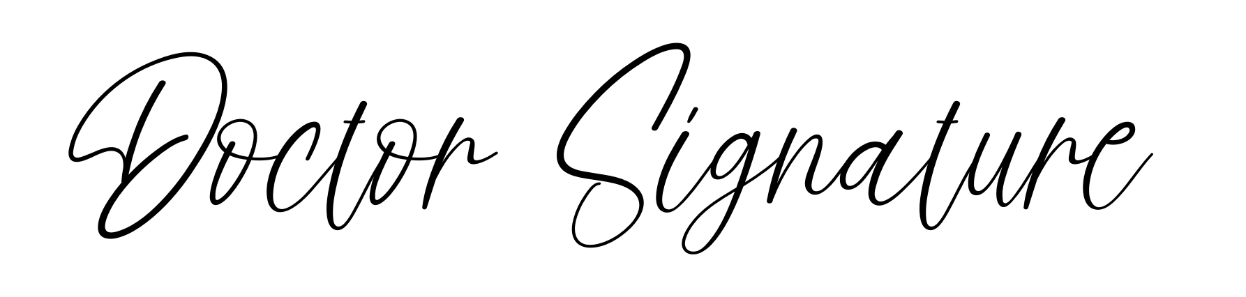 Doctor Signature