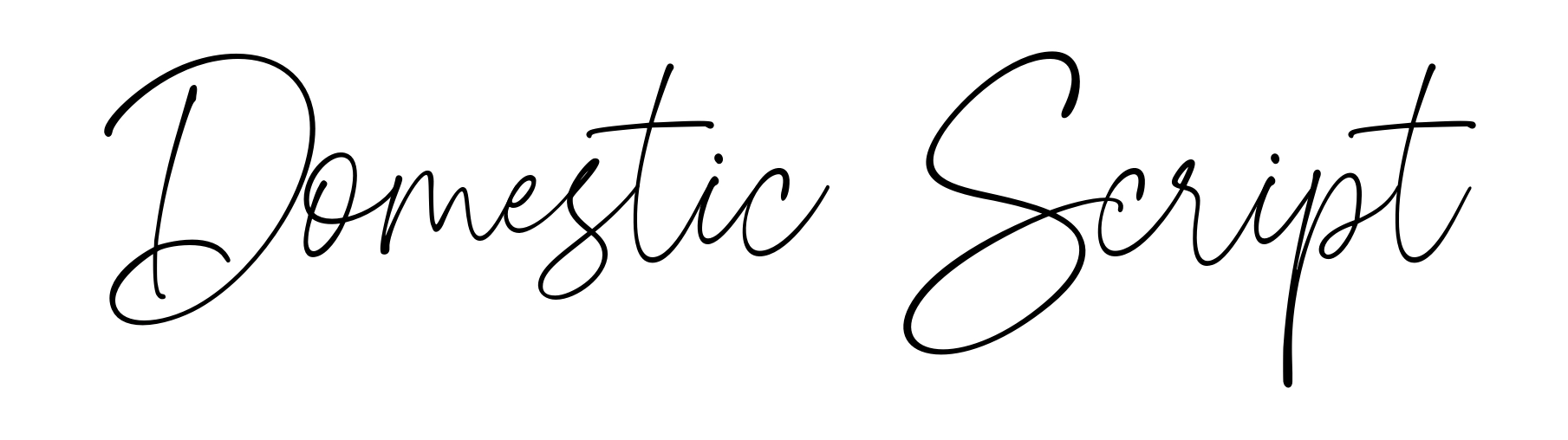 Domestic Script