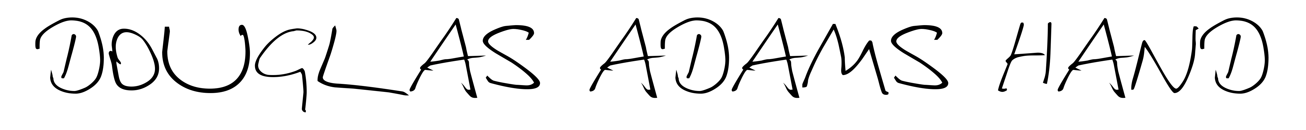 Douglas Adams Hand